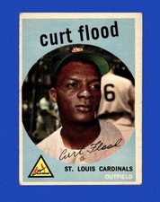 1959 Topps Set-Break #353 Curt Flood VG-VGEX *GMCARDS*