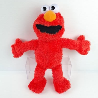 Tickle Me Elmo 18 Zoll Stofftier Plüschtier voll funktionsfähig sprechende vibrierende Sesamstraße