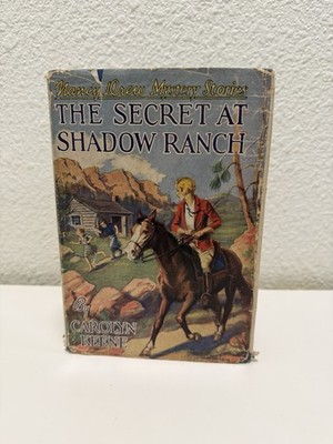 Vintage Nancy Drew The Secret at Shadow Ranch 1931 HC DJ Grosset Dunlap Original