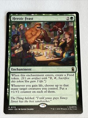 Heroic Feast 172 NM Marvel Super Heroes MTG