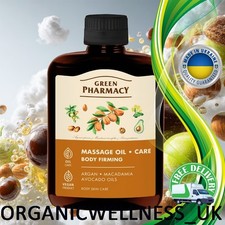 ACEITE DE MASAJE CORPORAL GREEN PHARMACY Reafirmante Corporal 100% Orgánico Aguacate ACEITE 200ml.