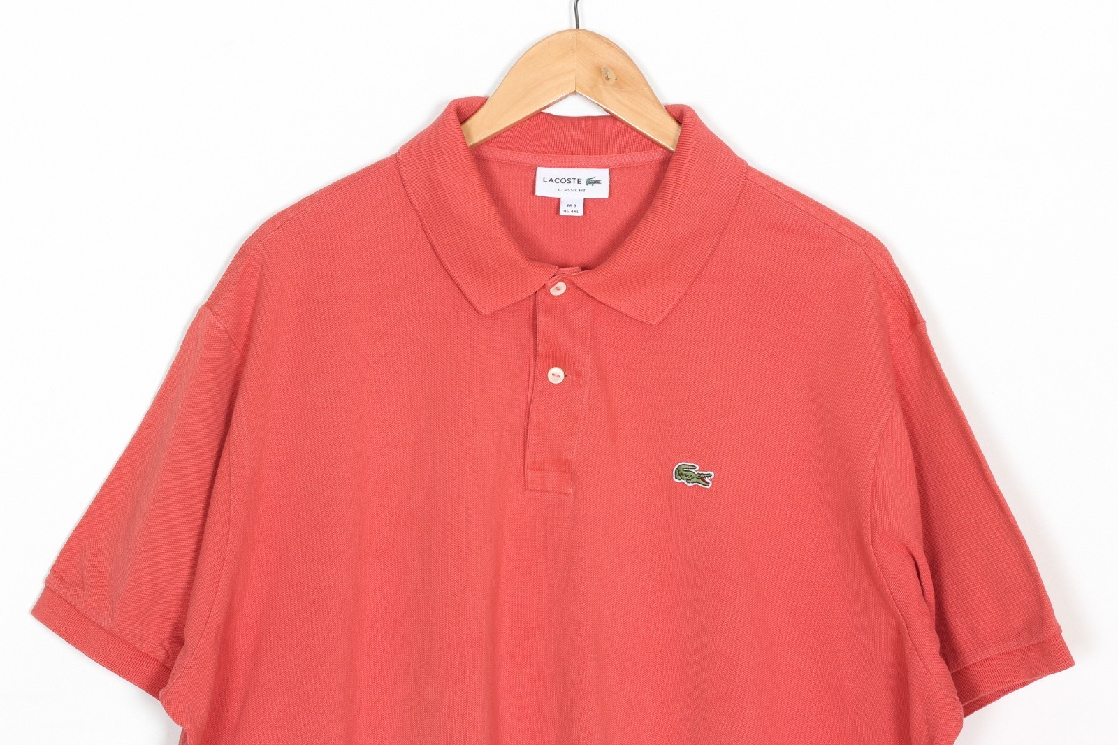 LACOSTE Polo Shirt Men Size 9 / 4XL Classic Fit Short Sleeve VR3682 thumbnail 2