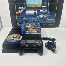 TESTED PlayStation 4 500GB Console Bundle With Games, Cables, And Controller