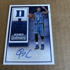 2015 Contenders AUTO BLUE ROOKIE Quinn Cook RC #134 Duke Basketball Card (f5)