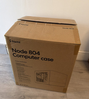 Fractal Design Node 804 Black Micro ATX Cube Case /w Side Window w/o PSU