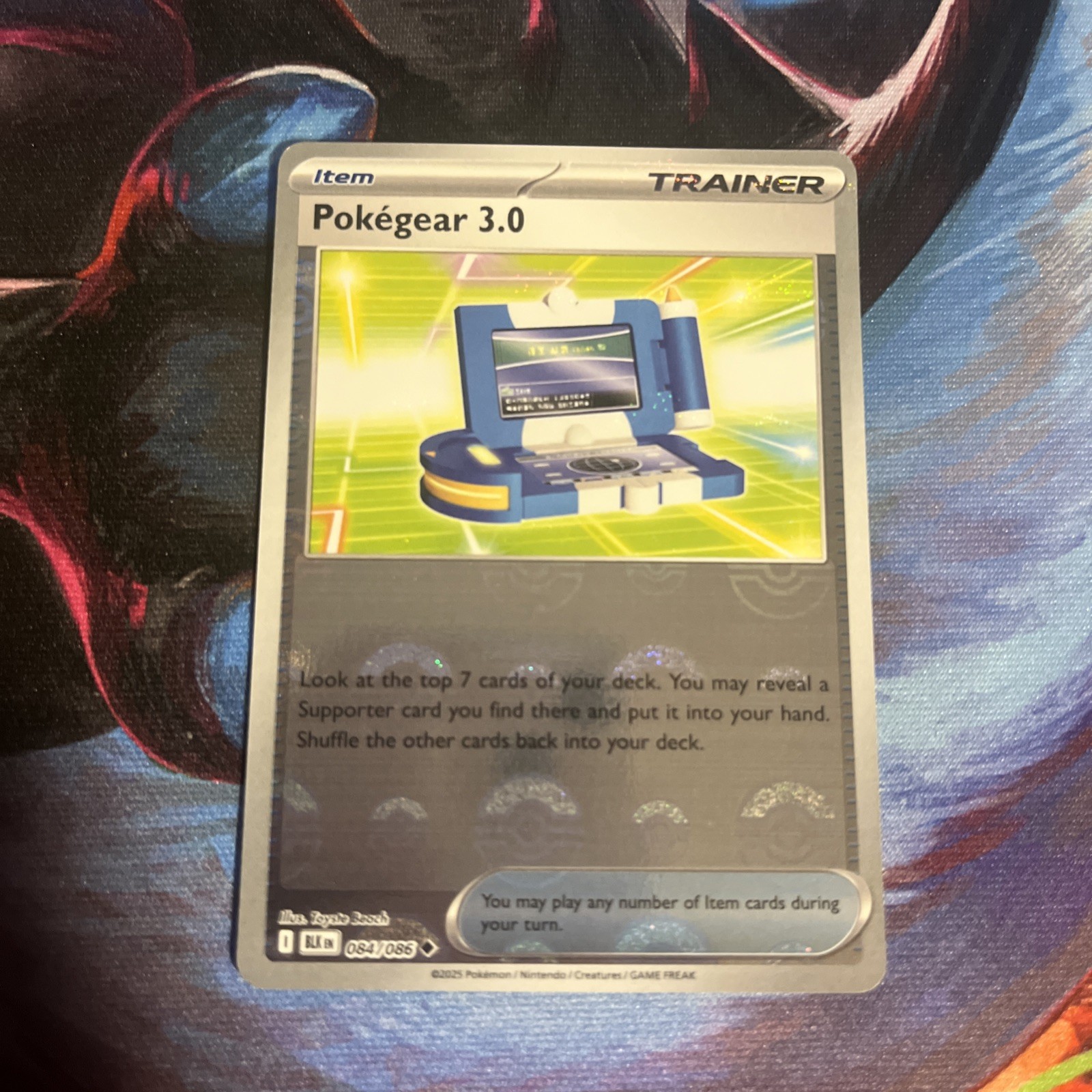 Pokemon Card Pokegear 3.0 (Poke Ball Pattern) Uncommon SV: Black Bolt 084/086 NM