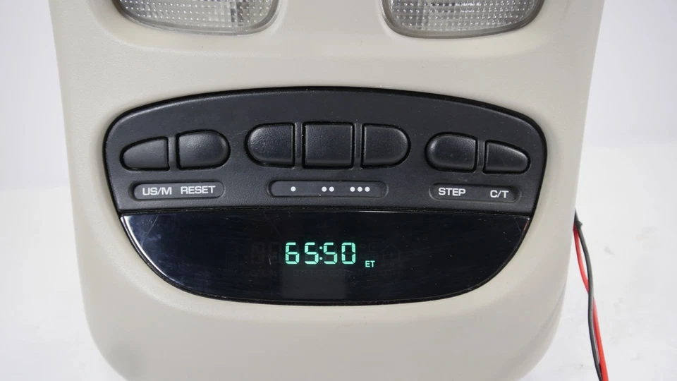 🟩 Dodge Durango Dakota 1998-2004 consola aérea brújula MPG Homelink OEM Foto 4 de 4