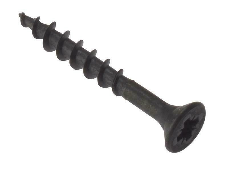 Forgefix Carcass Screw Pozi Sct Black Phosphate 4.2 X 45Mm Box 200 FORCARS4245
