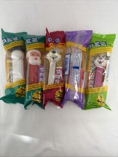 Holiday PEZ Lot (5) Sealed – Santa Snowman Polar Bear Bunny – Vintage