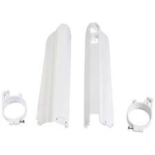 UFO Fork Guards Covers Protectors White WR YZ 125 250 250F 400F 426F 450F 96-04