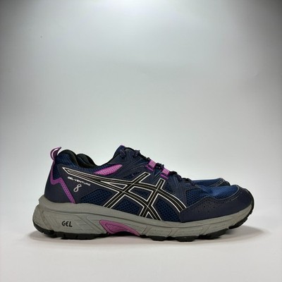 Asics Gel Venture 8 Blue Purple Trail Running Shoes 1012A708 Women s Size 8.5