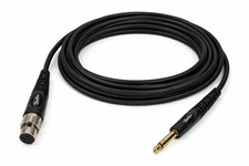 Mikrofonkabel 1,5m XLR Female auf 6,3mm Stereo Klinke Boston AC-292-150 schwarz