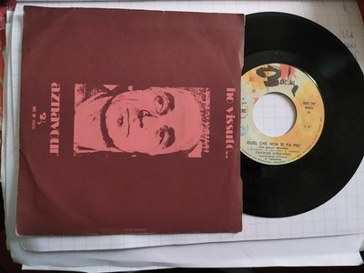 7'' CHARLES AZNAVOUR HO VISSUTO QUEL CHE NON SI FA PIU EX