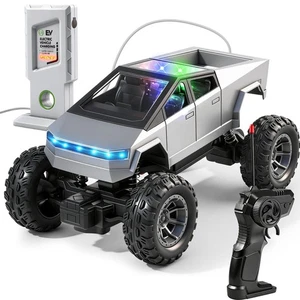 Cyber RC Camion de ramassage hors route, voiture électrique à distance à gros pneus