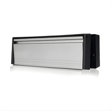 Image of UAP Framemaster Letter Box Aluminium 12" Letterbox for External Doors 40 to 80mm
