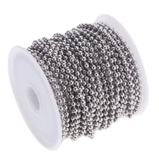 Stainless Steel Pearl Chain 13yd for Necklaces Bracelet That