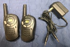 Cobra MicroTalk CXT175 2-Way Radios Walkie Talkies Set Of 2 With Charger"Read"