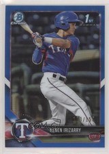 2018 Bowman Draft Chrome Blue Refractor 123/150 Kenen Irizarry #BDC-140 s3g