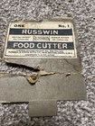 Russwin No. 1 Food Cutter In Cloth And Plastic Zipper Case — photo 3