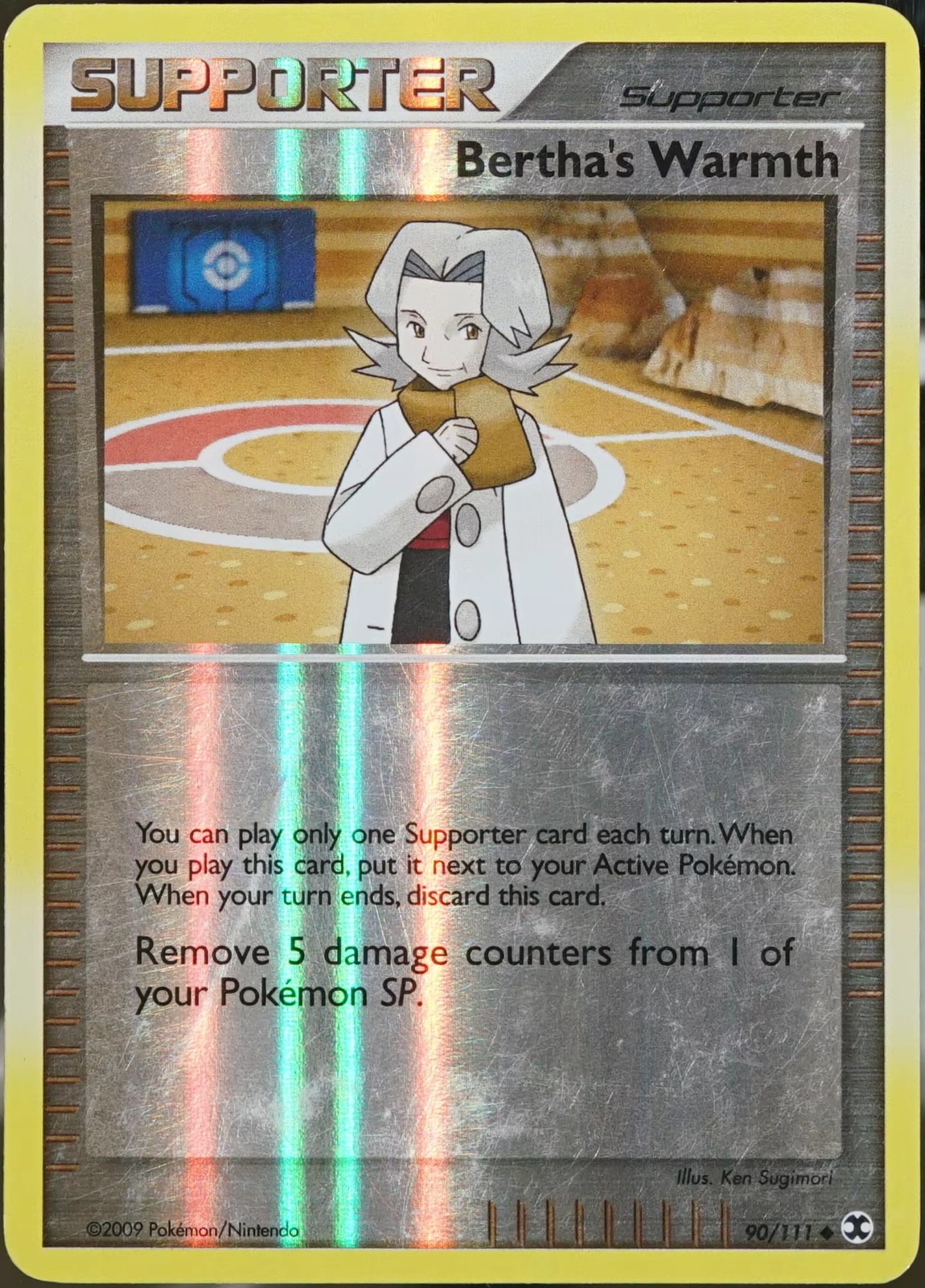 Rising Rivals #90 Bertha's Warmth Reverse Holofoil Pokemon NM