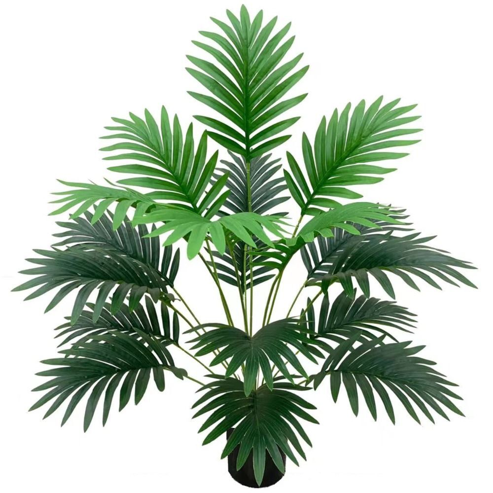 Tropical Plants Artificial Palm Tree Large Fake Palm Leaves Party Decor