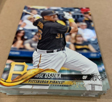 2018 Topps Series 2 #521 Jose Osuna 17 Count Lot Pittsburgh Pirates
