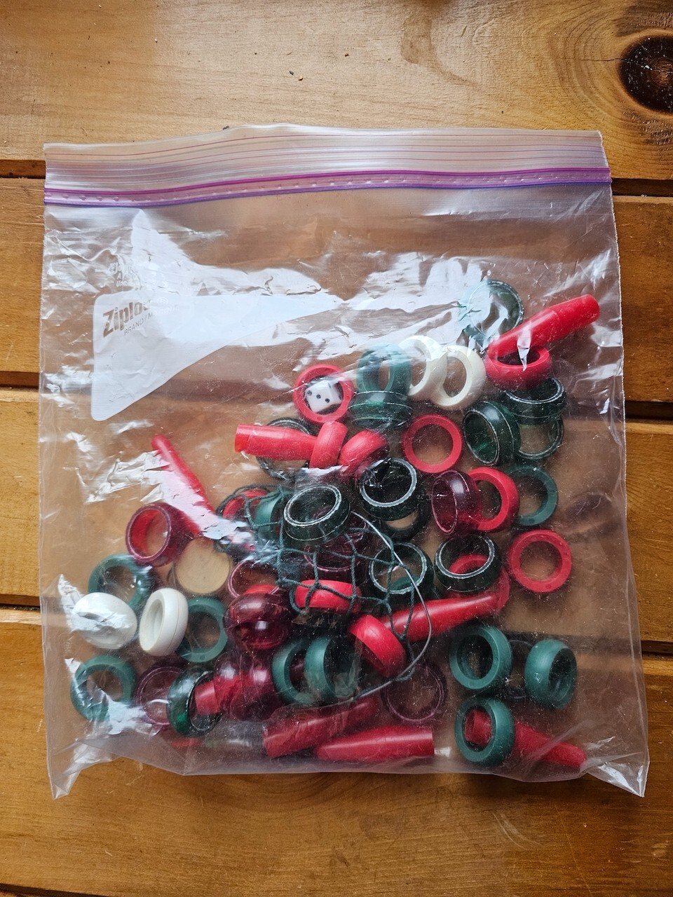 Vintage Lot of Plastic Carrom Replacement Rings Pieces Red White Green eBay