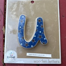 KidKraft Wooden Letters - The Letter  u  - Brand New - 5.5 Inches Tall - 2010