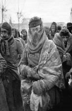 WW2 PICTURE PHOTO GERMAN SOLDIERS POW STALINGRAD 6607