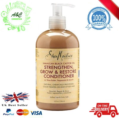 Conditionneur Shea Moisture À L’Huile De Ricin Noire De Jamaïque 13oz - Photo 1/2