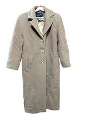 Pendleton Women's Wool Cashmere Blend Camel Pea Coat 12P EUC