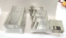 110 3.5 Inch New DSHD Floppy Disks. New old stock Open Box.  See Pics.