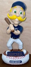 Bernie Milwaukee Brewers Mascot Exclusive “Baller Series” Bobblehead NIB