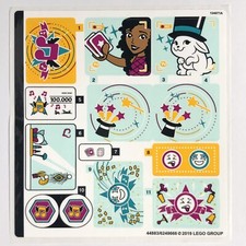 LEGO STICKER SHEET 41368 Andrea's Talent Show Friends Decals Stickers