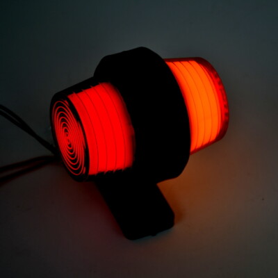 Fanalino Ingombro Arancio Con Cornice A Led 12/24V - Foto 7