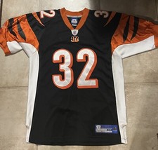 NWOT 2005-2006 AUTHENTIC REEBOK RUDI JOHNSON CINCINNATI BENGALS JERSEY 48