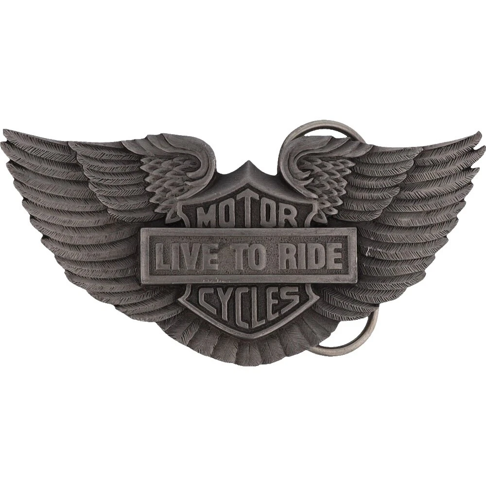 Hebillas de Cinturón Vintage Motocicleta Siskiyou Pewter