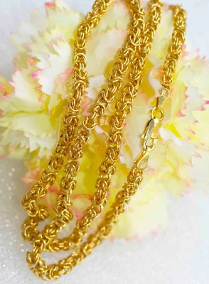 52 cm Königskette Halskette 750 Gelbgold 18 KT Gold Kette Herren Damen UNISEX👍 - Bild 1 von 4