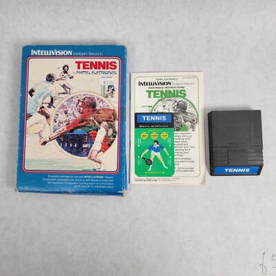 VTG Intellivision Mattel Tennis (only missing one overlay)
