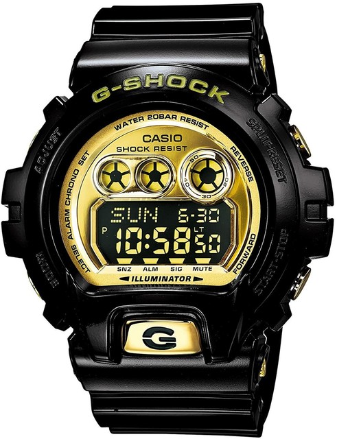 casio watches black and gold