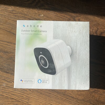 Abode Camera / Doorbell Plug-in Indoor/Outdoor WiFi-Connected Security Camera