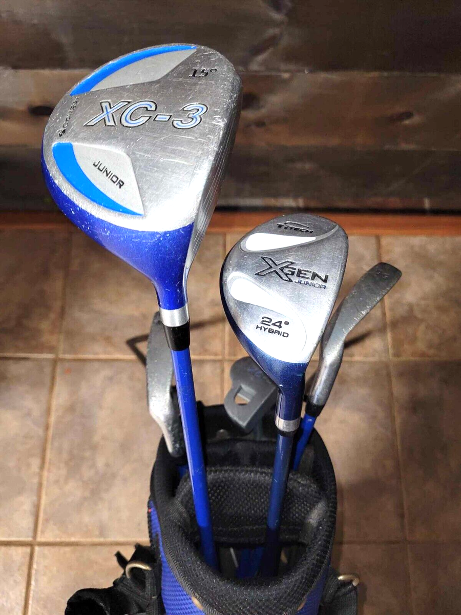Cougar XC-3 Kids Golf Club Set Standing Bag Juniors aged 8
