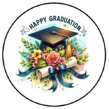 HAPPY GRADUATION ENVELOPE SEALS LABELS STICKERS PARTY FAVORS