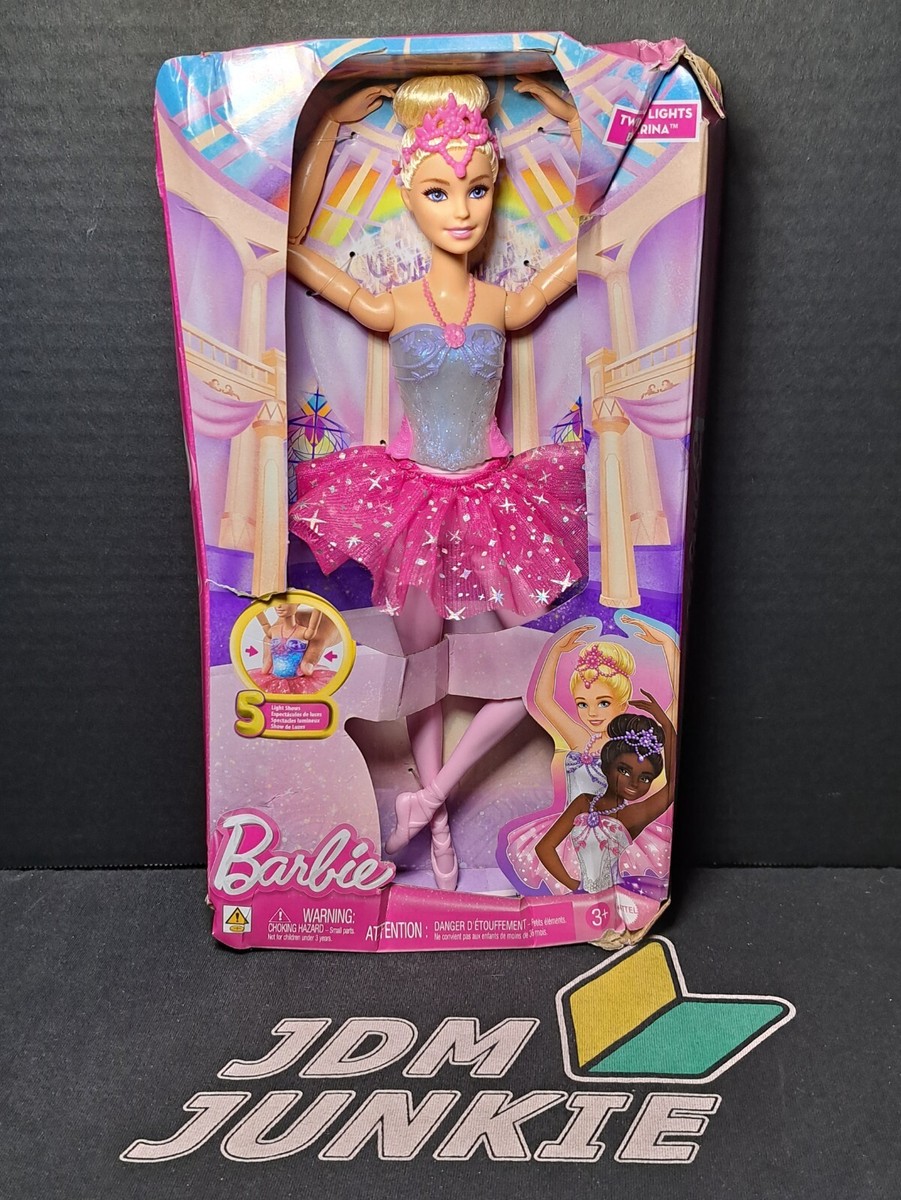 Barbie Dreamtopia Twinkle Lights Ballerina Doll, Blonde With Light