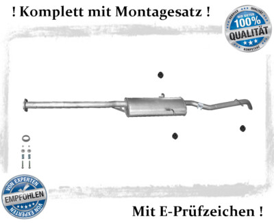 Endschalldämpfer Mercedes A-Klasse Lange W168 A140 A160 A190 Auspuff Montagesatz