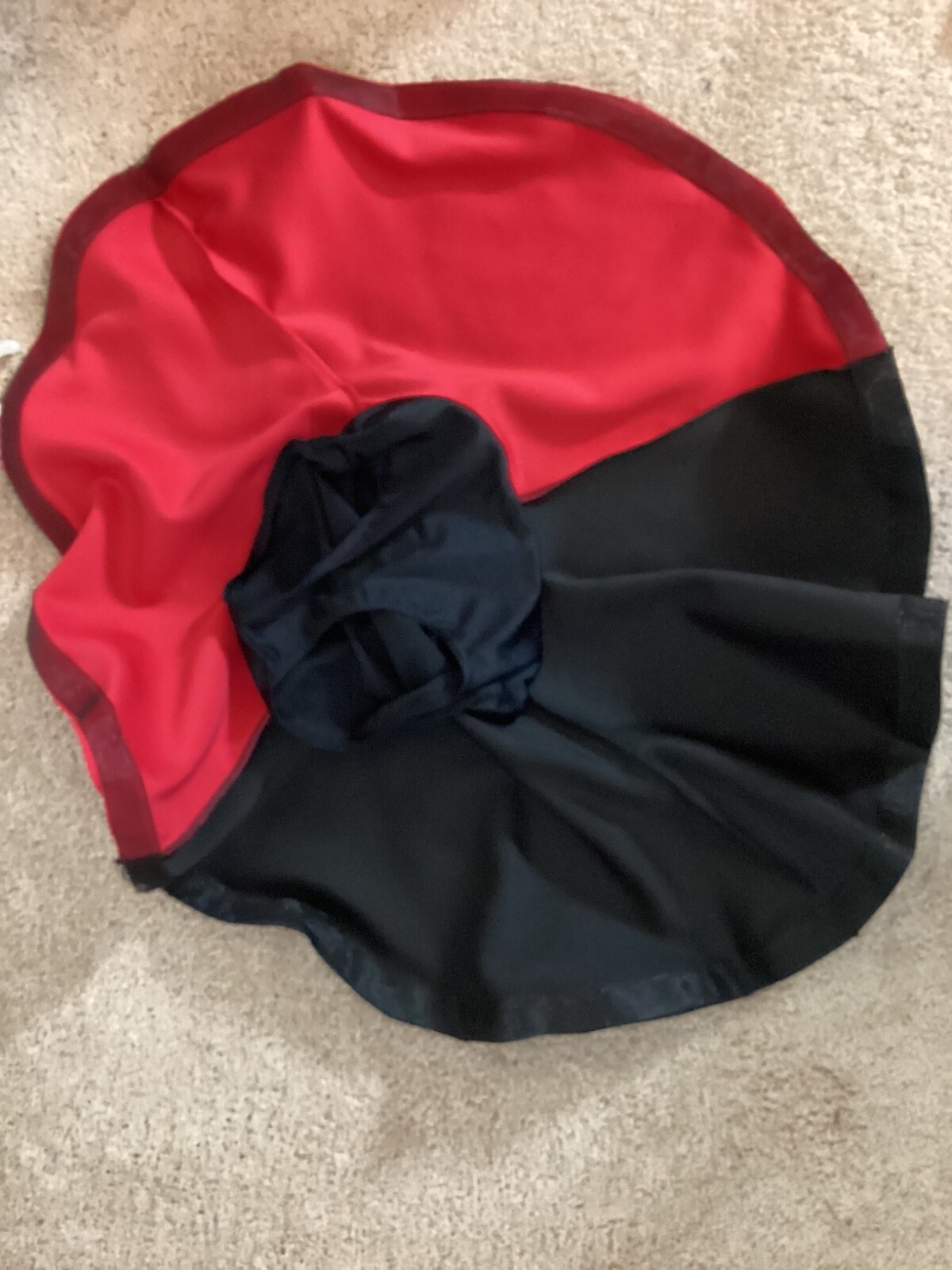 GIRLS WEISSMAN DANCE COSTUME. size MC  red/ black… - image 3