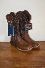 Durango Lady Rebel Pro Cognac Ventilated Square Toe Boots DRD0376 Size 6M