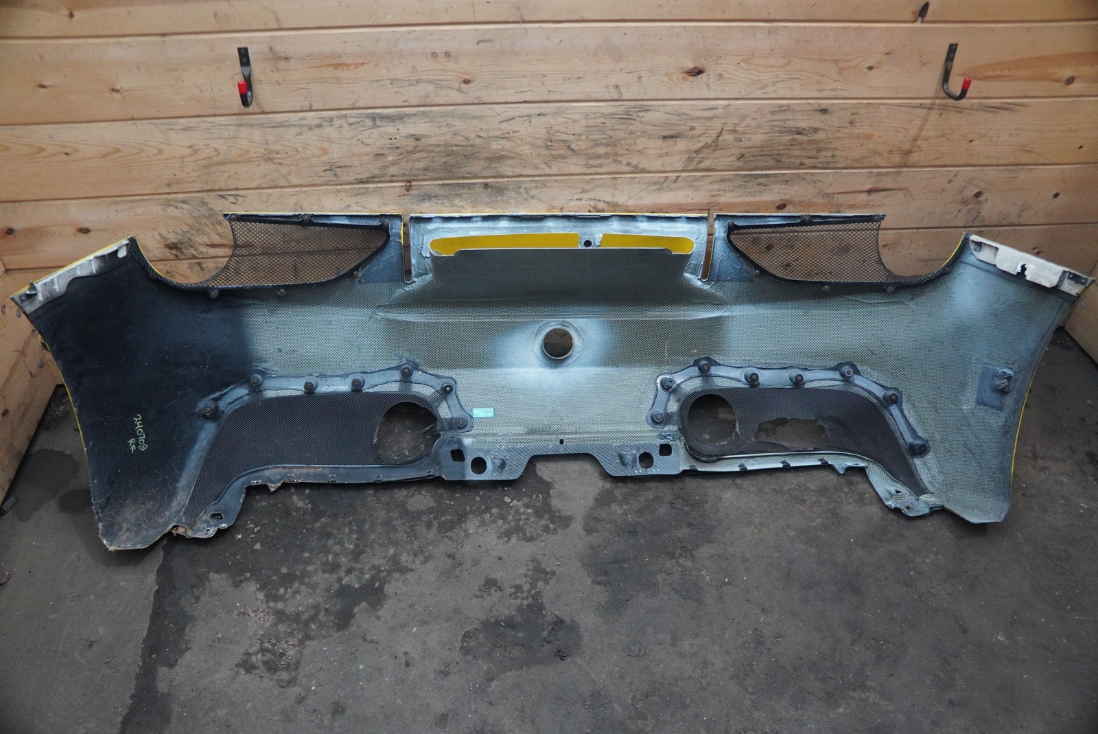 Rear Bumper Cover Assembly Yellow 88582400 OEM Ferrari 488 Challenge 2018 *Note*