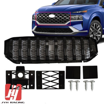 Fits Hyundai Santa Fe 2021-23 Front Modified Vertical Grille Black