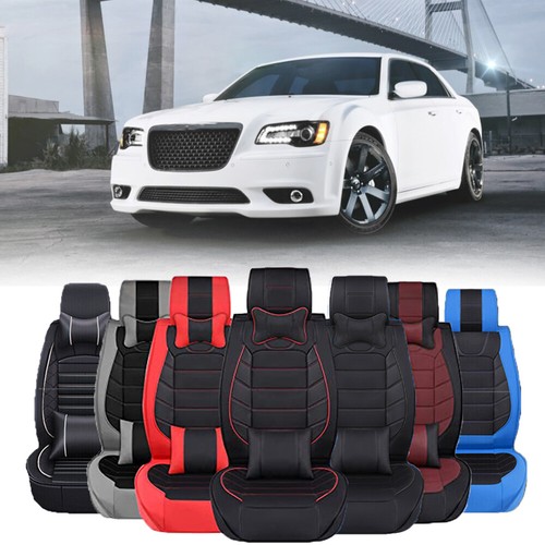 For Chrysler 200 300 300C Luxury Leather 2/5Car Seat Cover Cushion